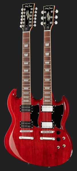 Електрогітара Harley Benton DC-Custom 612 Cherry 368094 фото