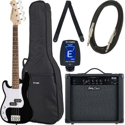 Harley Benton PB-Shorty LH BK Std. Set 1 324254 фото