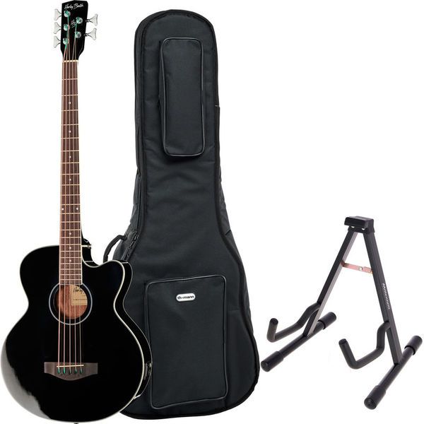 Harley Benton B-35BK Acoustic Bass Bundle 537169 фото