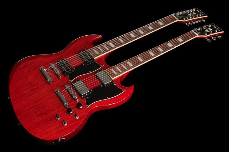 Електрогітара Harley Benton DC-Custom 612 Cherry 368094 фото
