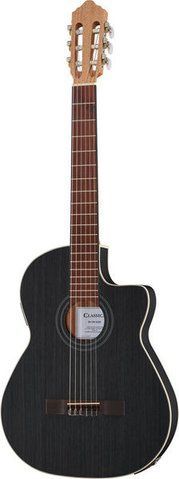 Класична акустична гітара Thomann Classica Fusion 3BK CW Slim 449730 фото