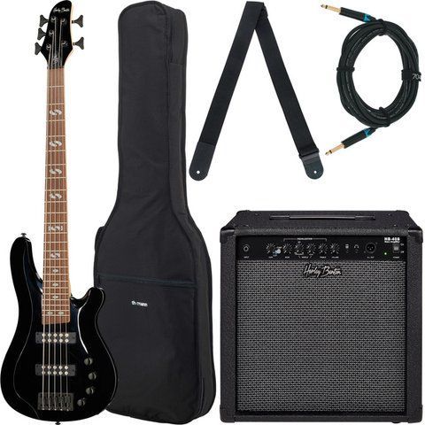 Harley Benton B-550 Black Progressive Set 1 341946 фото