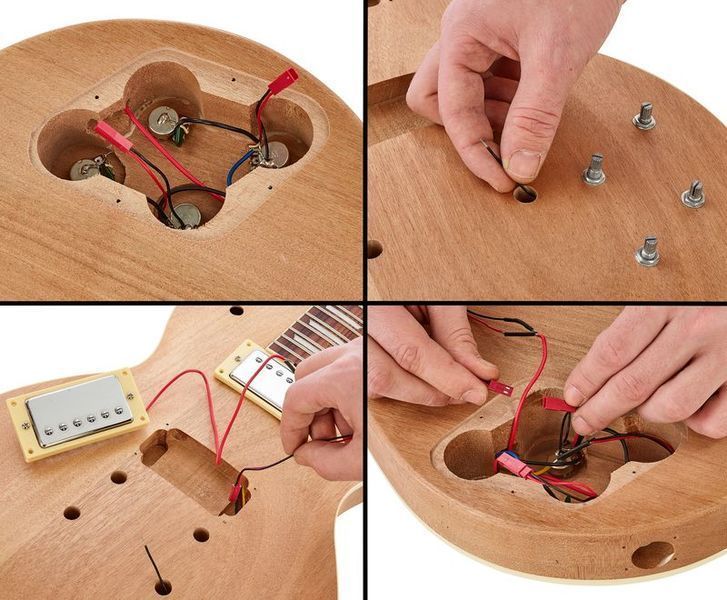 Електрогітара Harley Benton Electric Guitar Kit Single Cut (набір для самозбірки) 115992 фото
