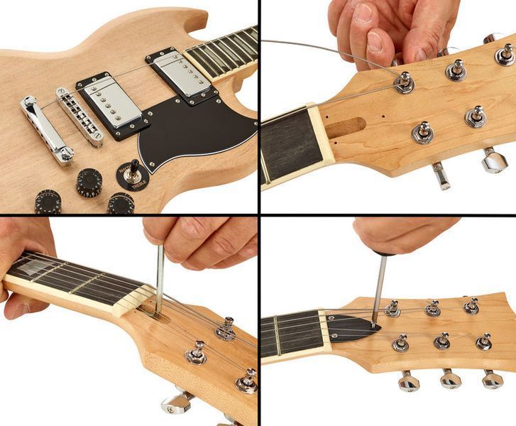 Электрогитара Harley Benton Electric Guitar Kit DC Style (набор для самосборки) 255975 фото