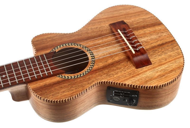 Классическая акустическая гитара Thomann Guitarlele CW/PU De Luxe (комплект) 391842 фото